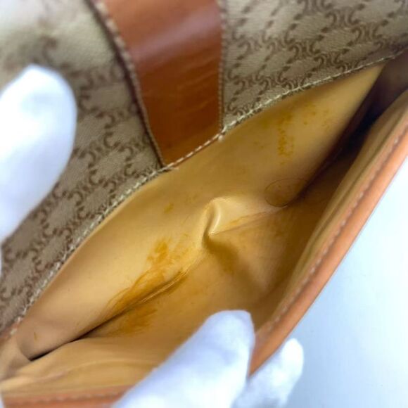 Celine Macadam Leather PVC Shoulder Bag - Picture 6 of 10